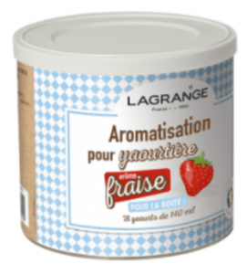 arômes pour yaourt à la fraise marque Lagrange